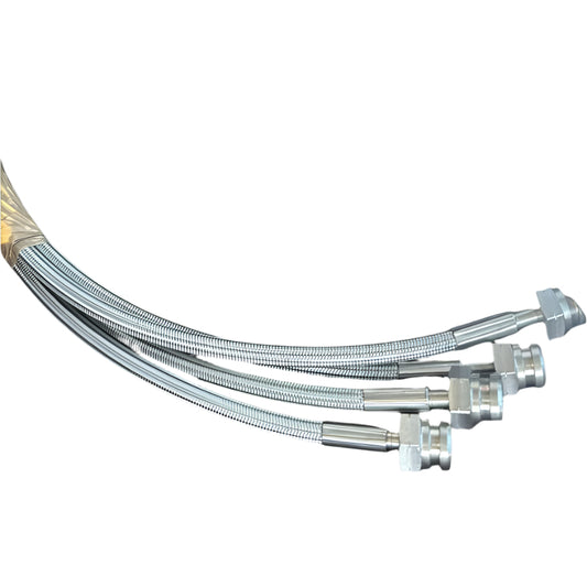 Flexi 79 Extended Braided Brake Hose Kit