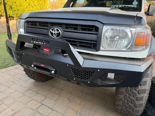 Taaibos/ Flexi 79 Front Bumper and Warn VR EVO 10S Winch Combo